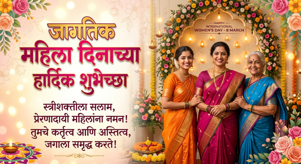 women's day wishes in marathi