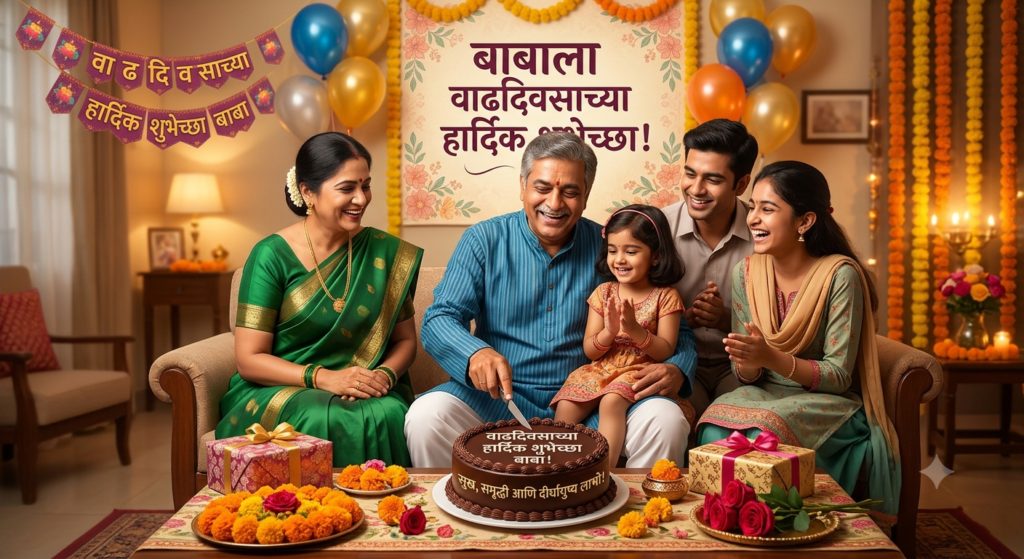 baba birthday wishes in marathi