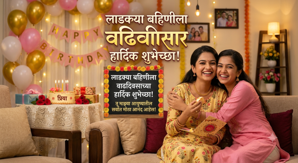 birthday wishes in marathi for sister