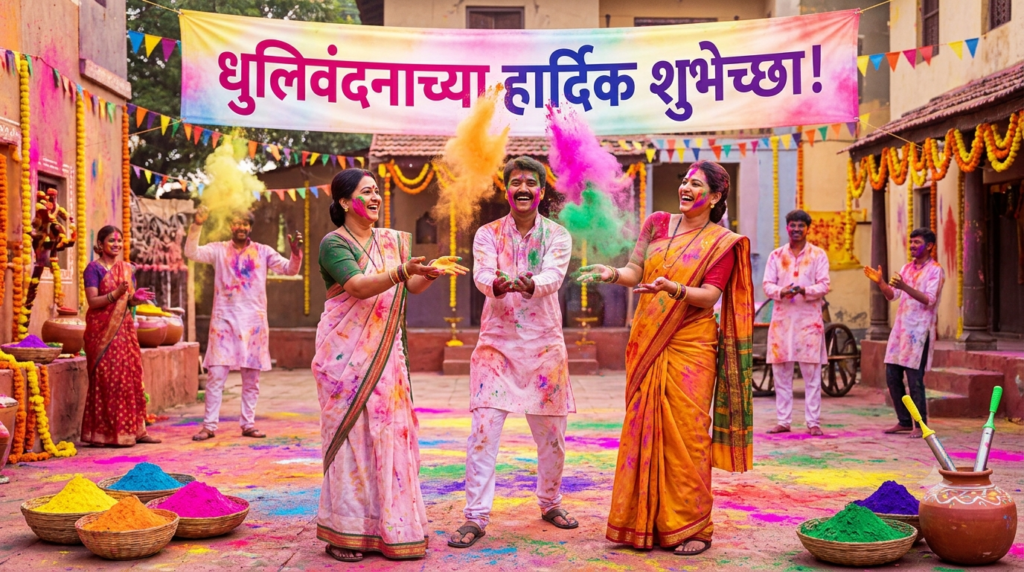 dhulivandan wishes in marathi