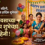 happy birthday vahini wishes in marathi