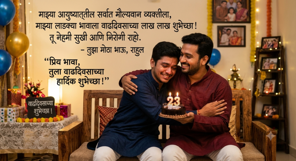 heart touching birthday wishes for brother in marathi