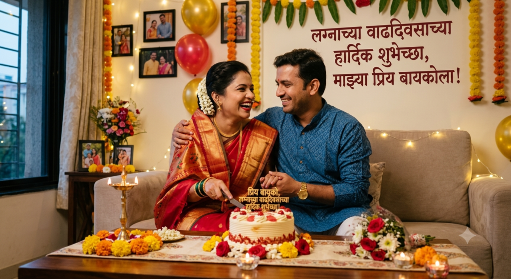happy anniversary wishes in marathi for wife