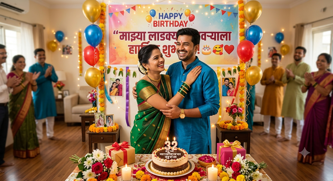 happy birthday wishes for husband in marathi